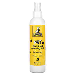 Charlie & Frank, Spray de Limpeza para Animais de Estimação Smell Good, Sem Perfume, 237 ml (8 fl oz)