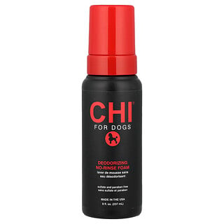 CHI for Dogs, Mousse désodorisante sans rinçage, Pour chiens, 237 ml