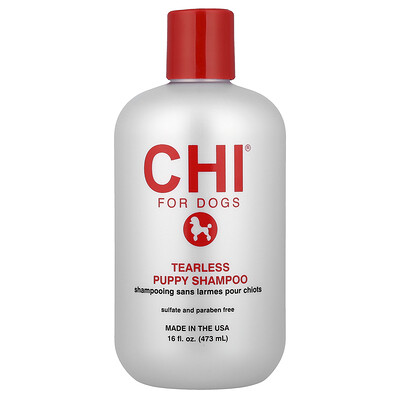 CHI for Dogs, Traanvrije puppyshampoo, voor honden, 473 ml
