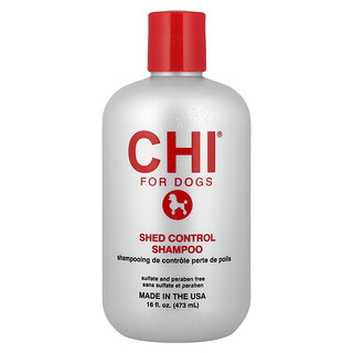 CHI for Dogs, Shed Control Shampoo, Shampoo zur Schuppenkontrolle für Hunde, 473 ml (16 fl. oz.)