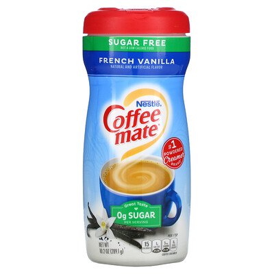 Coffee Mate Sugar Free, Powder Coffee Creamer, French Vanilla, 10.2 oz (289.1 g)