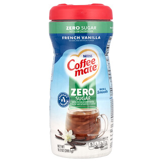 Coffee Mate, Cremă de cafea pudră, zero zahăr, vanilie franceză, 10,2 oz (289,1 g)