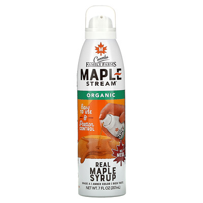 Coombs Family Farms Maple Stream, Organic Real Maple Syrup, 7 fl oz (207 ml)