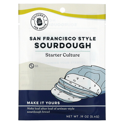 Купить Cultures for Health Закваска San Francisco, 1 пакетик, 5, 4 г (0, 19 унции)