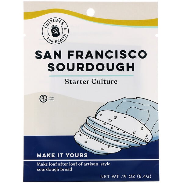 Cultures for Health‏, San Francisco Sourdough, 1 Packet, .19 oz (5.4 g)