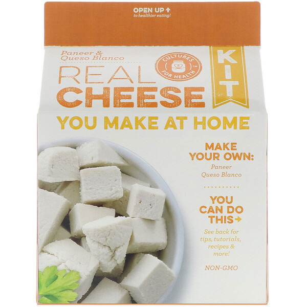 Cultures for Health, Real Cheese Kit, Paneer & Queso Blanco, 1 Kit iHerb