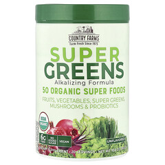 Super Greens, лужний засіб, без ароматизаторів, 300 г (10,6 унції)