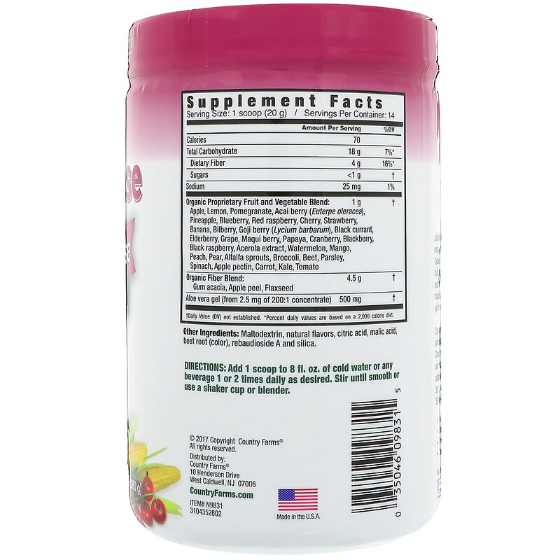 Country Farms, Super Cleanse, Organic Juice Cleanse, Pomegranate Acai