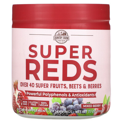 

Country Farms Super Reds Mixed Berry 7.1 oz (200 g)