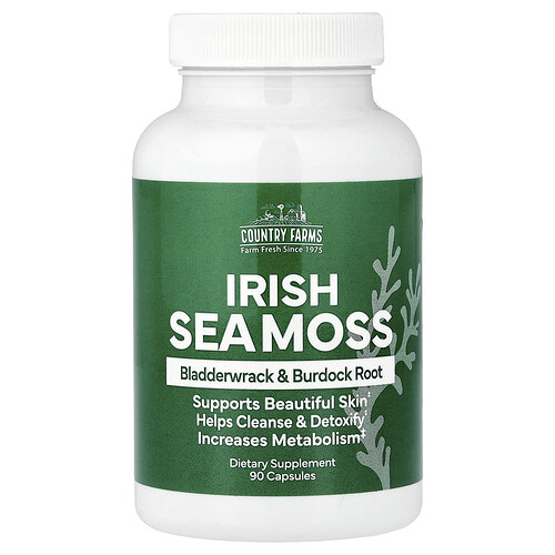 Country Farms, Irish Sea Moss, 90 Kapseln