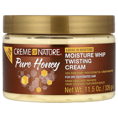 Product Image for Creme Of Nature, Moisture Whip Twisting Cream, 100% Pure Honey, 11.5 oz (326 g)