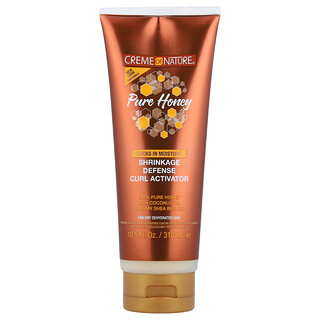 Creme Of Nature, 퓨어 꿀, 수축량 방어 컬 액티베이터, 건조한 모발용, 310ml(10.5fl oz)