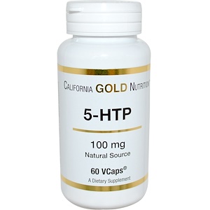 Отзывы о California Gold Nutrition, 5-HTP, 100 mg, 60 VCaps