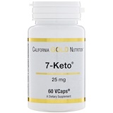 California Gold Nutrition, 7-Keto, 25 мг, 60 вегетарианских капсул отзывы