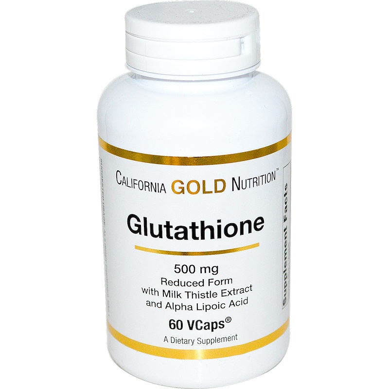 California Gold Nutrition, Glutathione, 500 mg, 60 VCaps iHerb