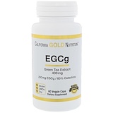 California Gold Nutrition, EGCg, экстракт зеленого чая, 400 мг, 60 растительных капсул отзывы