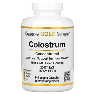 California Gold Nutrition, Calostro, Concentrado, 240 cápsulas