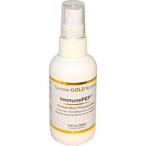 Отзывы о California Gold Nutrition, ImmunePEP Colostrum Polypeptides, 5.07 oz (150 ml)