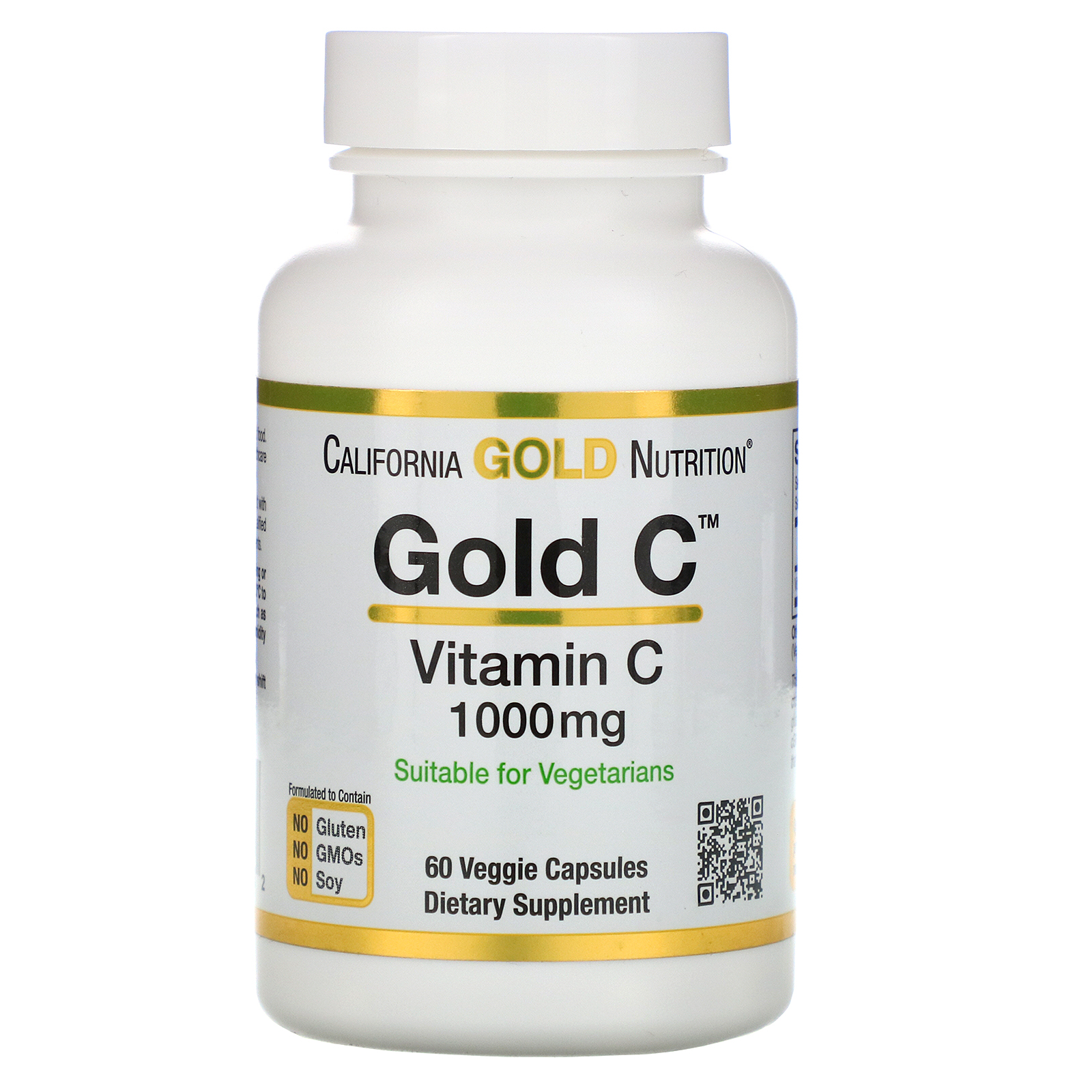 California Gold Nutrition, Gold C, Vitamin C, 1,000 mg, Ultimate Sup