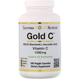 Отзывы о California Gold Nutrition, Gold C, витамин C, 1000 мг, 240 вегетарианских капсул