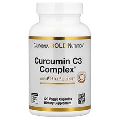 Curcumin C3 Complex® із BioPerine®, 120 вегетаріанських капсул