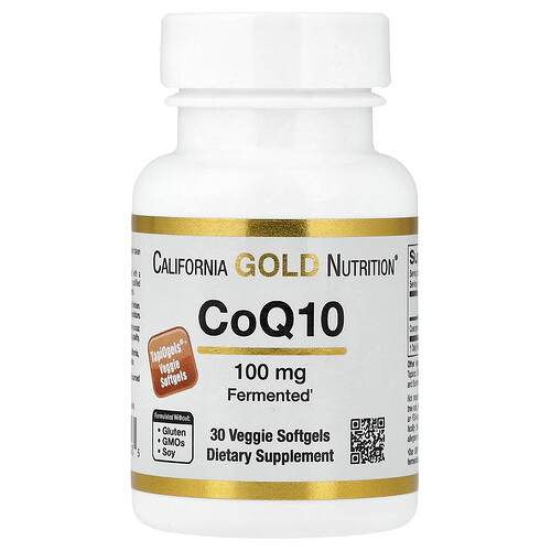 California Gold Nutrition CoQ10 100mg ベジソフトジェル30粒