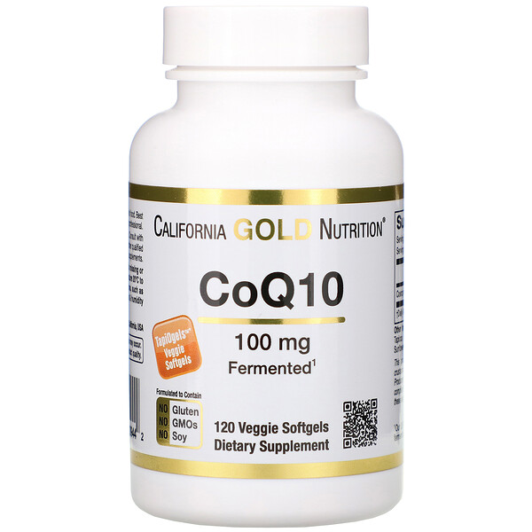 California Gold Nutrition, CoQ10, 100Β ΠΌΠ³, 120 Π²Π΅Π³Π΅ΡΠ°ΡΠΈΠ°Π½ΡΠΊΠΈΡ
ΠΌΡΠ³ΠΊΠΈΡ
ΠΆΠ΅Π»Π°ΡΠΈΠ½ΠΎΠ²ΡΡ
ΠΊΠ°ΠΏΡΡΠ»