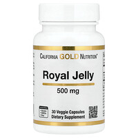 California Gold Nutrition, Royal Jelly, 500 mg, 30 Veggie Caps