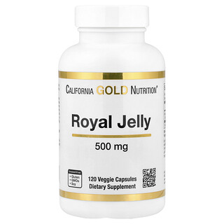 California Gold Nutrition, Arı Sütü, 500 mg, 120 Bitkisel Kapsül