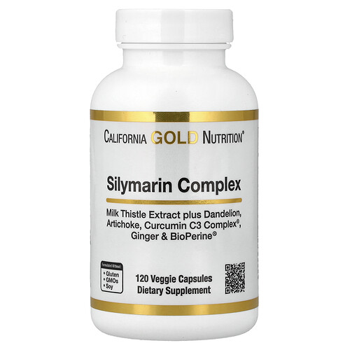 California Gold Nutrition, Complexe de silymarine, 120 capsules