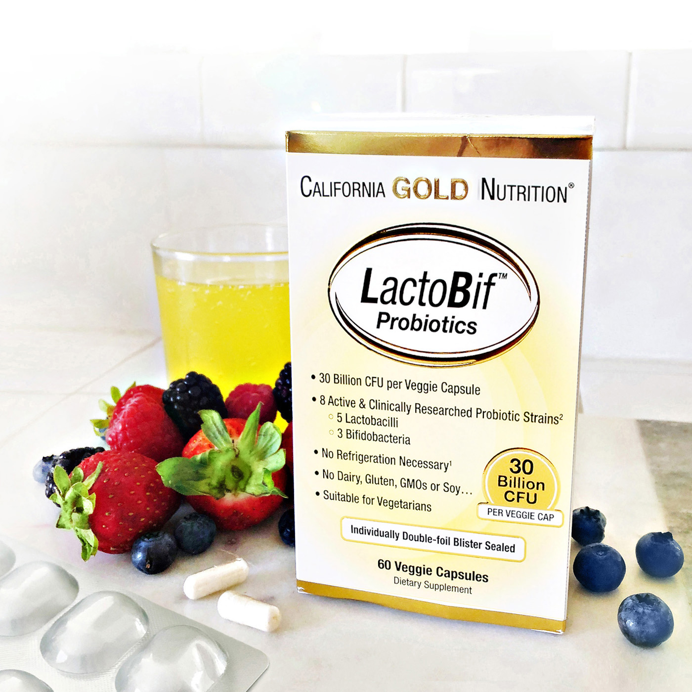 California Gold Nutrition, LactoBif Probiotics, 30 Billion ...