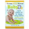 California Gold Nutrition‏, Baby Vitamin D3 Liquid, 10 mcg (400 IU), 0.34 fl oz (10 ml)