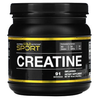 California Gold Nutrition, Creatine Monohydrate, Unflavored, 16 oz (454 g)