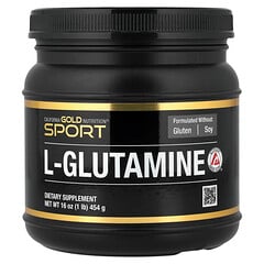 Sport, AjiPure®, порошок L-глютаміну, без глютену, 454 г (1 фунт)