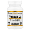 California Gold Nutrition, Vitamine D3, 125 µg (5000 UI), 90 capsules à enveloppe molle à base de gélatine de poisson