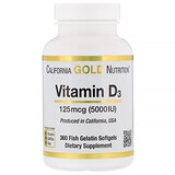 Doctors Best Vitamin D3 125 Mcg 5000 Iu 180 Softgels