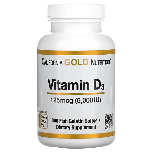 Boost Your Vitamin D with 15% Off on California Gold Nutrition D3 Softgels!