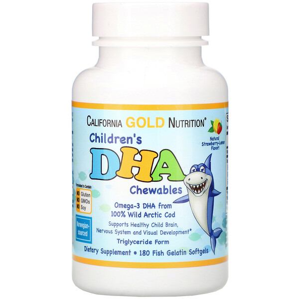 California Gold Nutrition, ΠΠΠ Π΄Π»Ρ Π΄Π΅ΡΠ΅ΠΉ Π² ΡΠΎΡΠΌΠ΅ ΠΆΠ΅Π²Π°ΡΠ΅Π»ΡΠ½ΡΡ
ΡΠ°Π±Π»Π΅ΡΠΎΠΊ, 100% Π΄ΠΈΠΊΠ°Ρ Π°ΡΠΊΡΠΈΡΠ΅ΡΠΊΠ°Ρ ΡΡΠ΅ΡΠΊΠ°, ΡΠΎ Π²ΠΊΡΡΠΎΠΌ ΠΊΠ»ΡΠ±Π½ΠΈΠΊΠΈ ΠΈ Π»ΠΈΠΌΠΎΠ½Π°, 180Β ΠΌΡΠ³ΠΊΠΈΡ
ΡΠ°Π±Π»Π΅ΡΠΎΠΊ ΠΈΠ· ΡΡΠ±Π½ΠΎΠ³ΠΎ ΠΆΠ΅Π»Π°ΡΠΈΠ½Π°