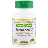 California Gold Nutrition, экстракт эхинацеи, EuroHerbs, 125 мг, 60 растительных капсул отзывы
