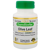 California Gold Nutrition, Оливковые листья XT EuroHerbs 500 mg, VC EM, 60 карат отзывы
