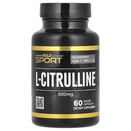 California Gold Nutrition スポーツ L-シトルリン Kyowa Hakko 500mg ベジカプセル60粒