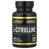 California Gold Nutrition, Sport, L-Citrulline, Kyowa Hakko, 500 mg, 60 Veggie Capsules
