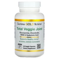 California Gold Nutrition, Totale veggie gewrichtsondersteuning met glucosamine, chondroïtine, MSM en hyaluronzuur, 90 vegetarische capsules