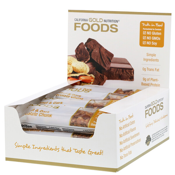 California Gold Nutrition, Foods, Π±Π°ΡΠΎΠ½ΡΠΈΠΊΠΈ Ρ Π°ΡΠ°Ρ
ΠΈΡΠΎΠΌ ΠΈ ΠΊΡΡΠΎΡΠΊΠ°ΠΌΠΈ ΡΠ΅ΡΠ½ΠΎΠ³ΠΎ ΡΠΎΠΊΠΎΠ»Π°Π΄Π°, 12Β ΡΡΡΠΊ, 40Β Π³ (1,4 ΡΠ½ΡΠΈΠΈ) ΠΊΠ°ΠΆΠ΄ΡΠΉ