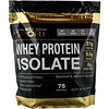 California Gold Nutrition, スポーツ、ホエイプロテインアイソレート、味付けなし、90%タンパク質、高速吸収、簡単に消化、米国ウィスコンシン州のグレードAの酪農場産原料のみ、75回分、5ポンド (2270 g)