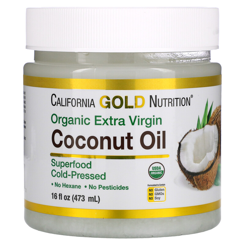 California Gold Nutrition, Organic Extra Virgin Coconut Oil, Unrefined
