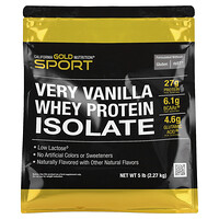 California Gold Nutrition, ホエイプロテインアイソレート、ベリーバニラ、2.27kg