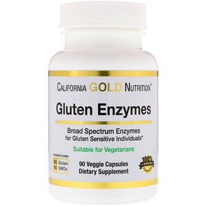 California Gold Nutrition, Gluten Enzymes, 90 Veggie Capsules отзывы