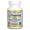 California Gold Nutrition, L-Theanine, AlphaWave, Supports Relaxation, Calm Focus, 200 mg, 60 Veggie Capsules