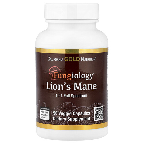 カリフォルニア ゴールド ニュートリション California Gold Nutrition, 有機ヤマブシタケ、ベジカプセル90粒